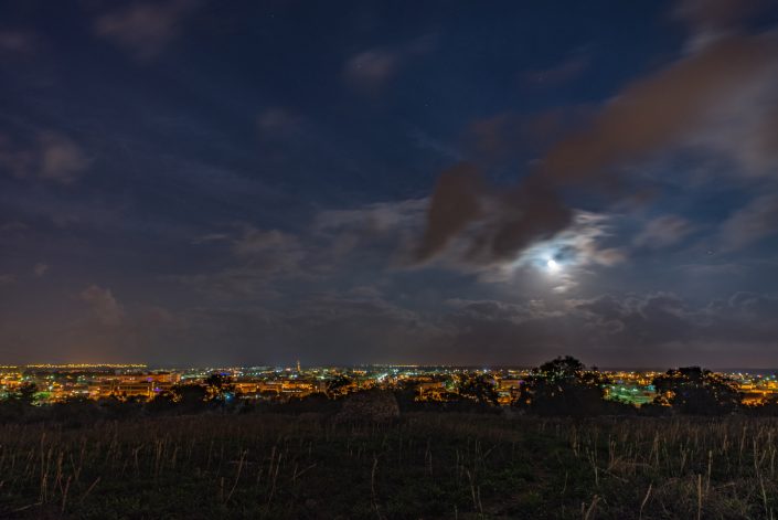 Luna a Calimera. Lecce.