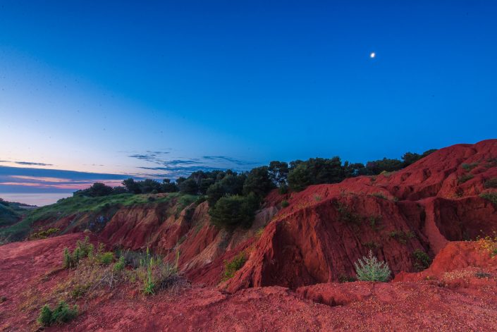 Il laghetto all'ex cava di bauxite. Otranto.