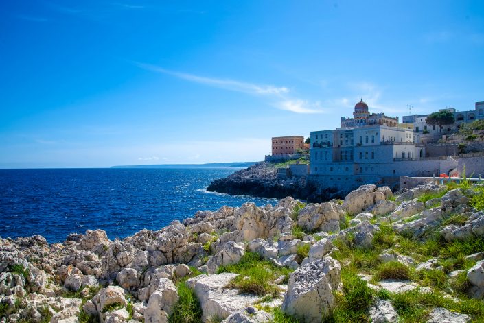 Santa Cesarea terme. Costa adriatica.