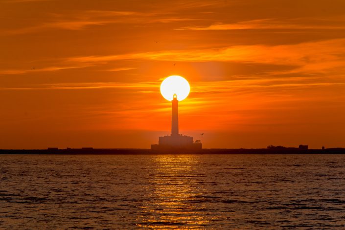 Faro dell'isola di sant'Andrea. Gallipoli.