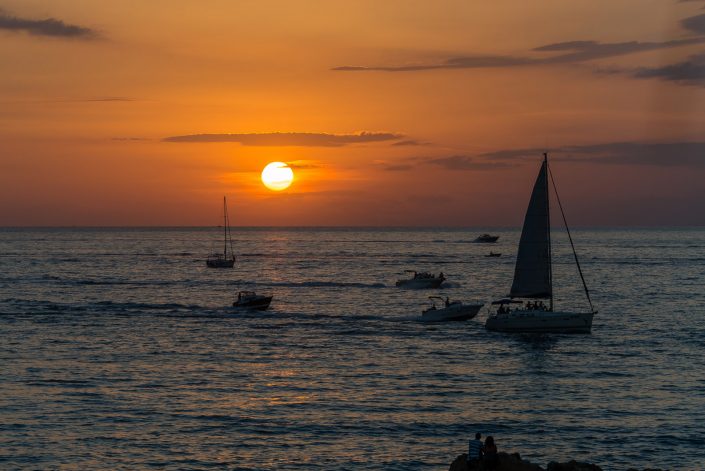 Tramonto a Gallipoli.