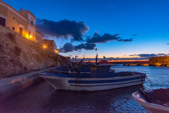 Tramonto a Gallipoli. Porto della Purità.