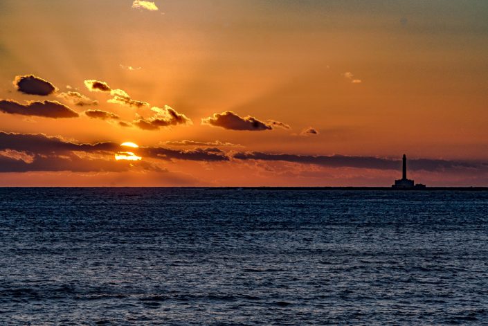 Faro dell'isola di sant'Andrea. Gallipoli.