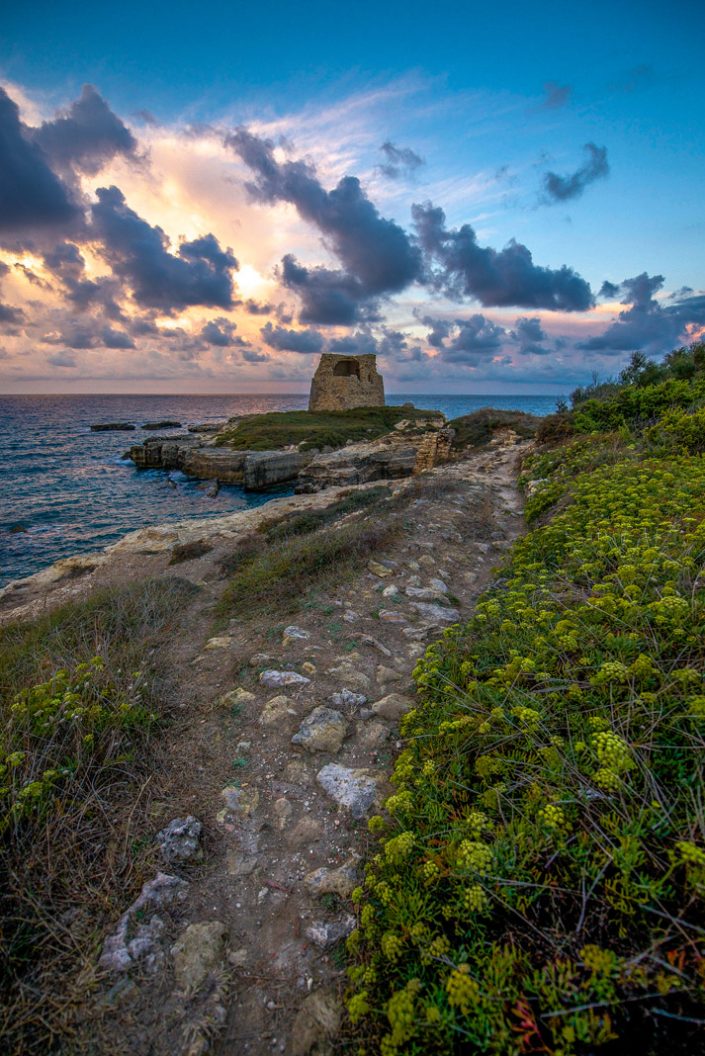 Torre dell'Orso. Costa adriatica del Salento.